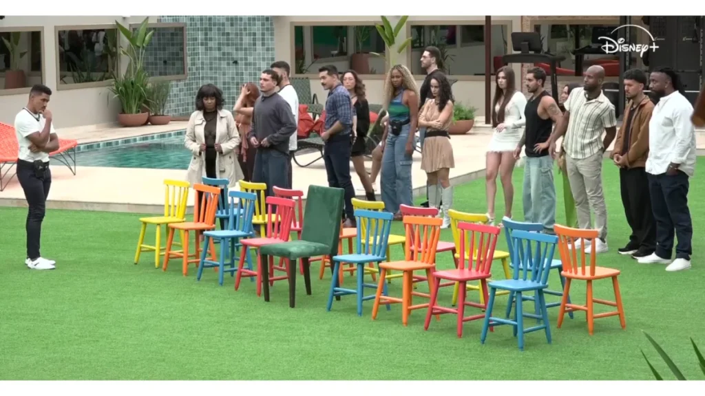 Elenco da Casa do Patrão durante a primeira Prova do Patrão
