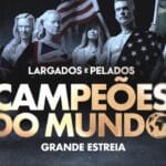 Arte oficial de Largados e Pelados Campeões do Mundo, 1ª edição mundial da franquia